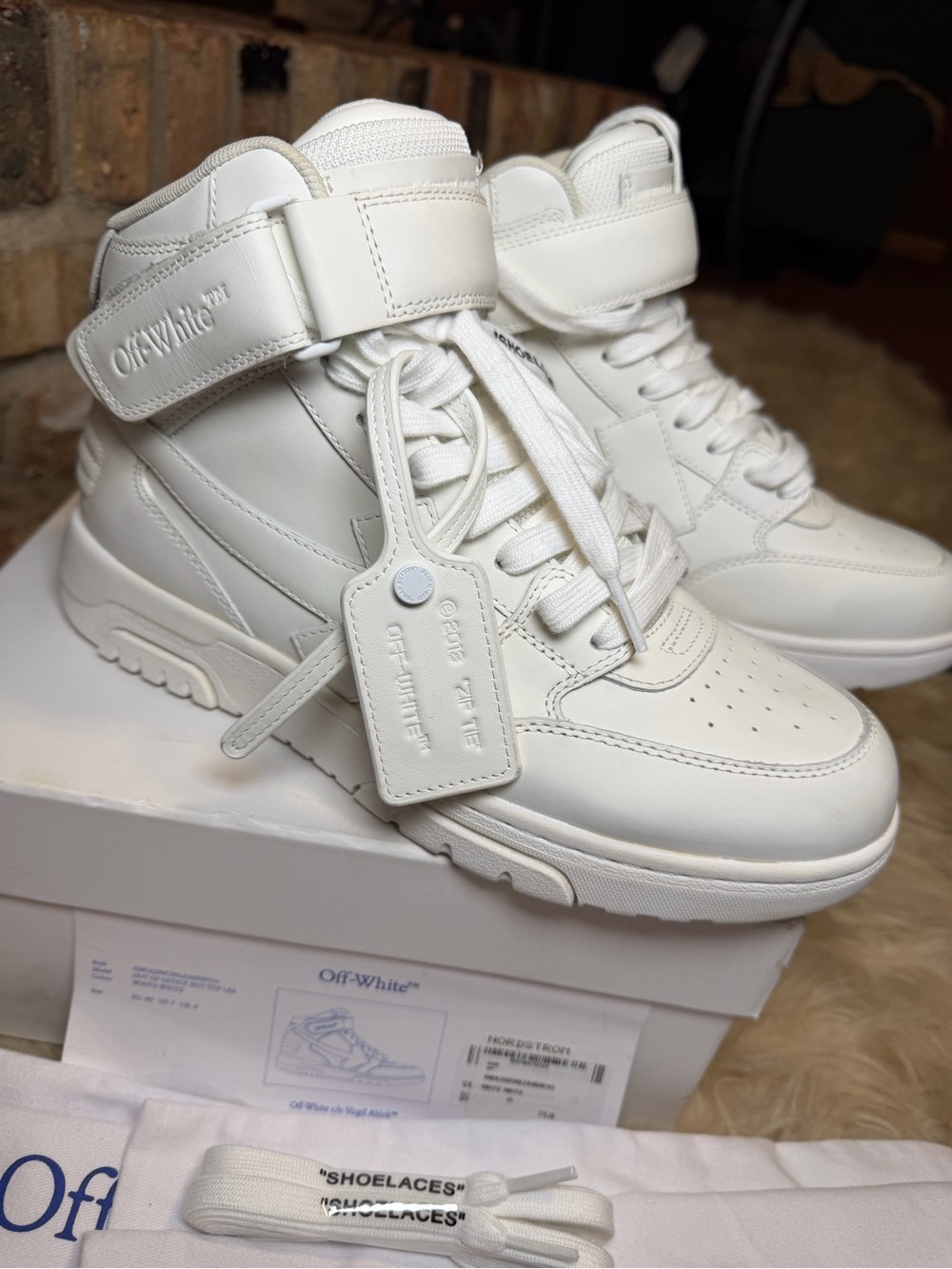 Off-White Mens Out Of Office  Sneakers